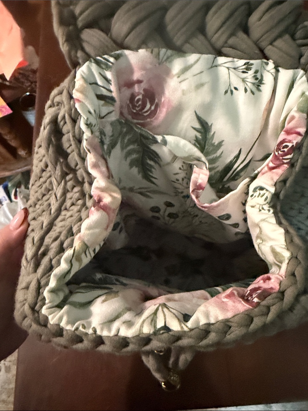 Handmade crocheted Backpack - Picture 3 of 3